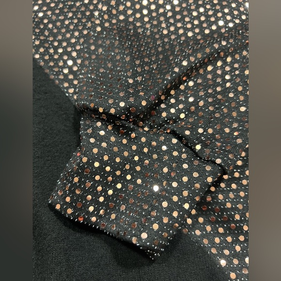 BLACK SWEATER WITH SPANGLE SHIMMER SEQUINS SIZE SMALL by TWENTY SECOND - Picture 8 of 11